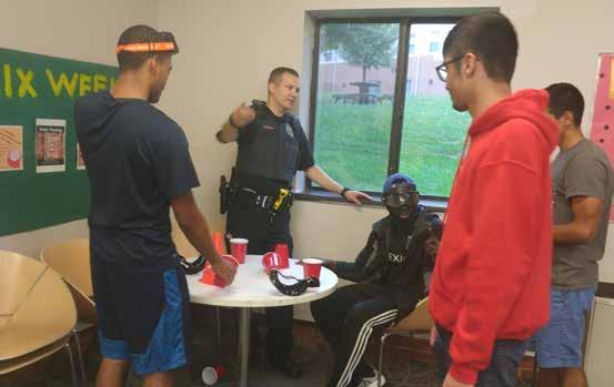 MPO Hensley conducting alcohol awareness training with residential students OFF-CAMPUS RESOURCES Self-help Support Adult Children of Alcoholics is an anonymous 12-step program for those who grew up