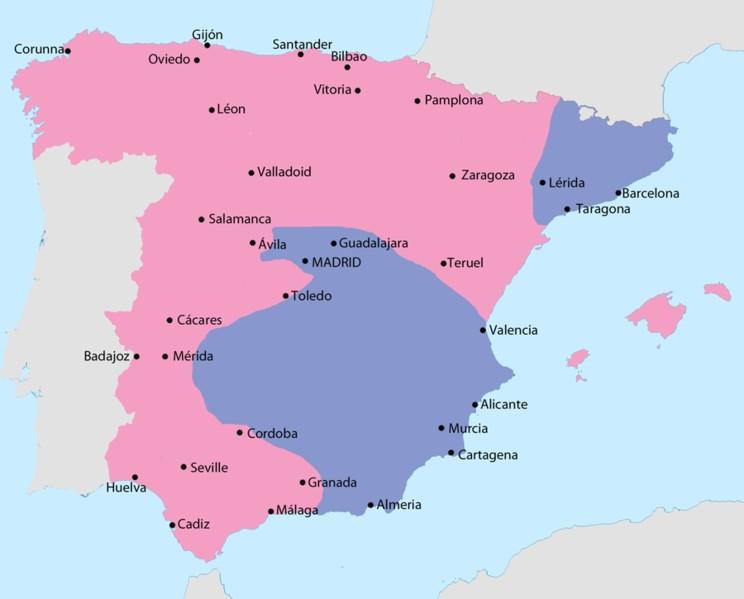 Evolution of the Spanish Civil War - 3 phases: The North Front (April-October 1937):
