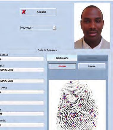 MULTIPLE APPLICATIONS The Semlex system allows the creation and management of biometric databases at the national level with amultitude of dedicated applications: