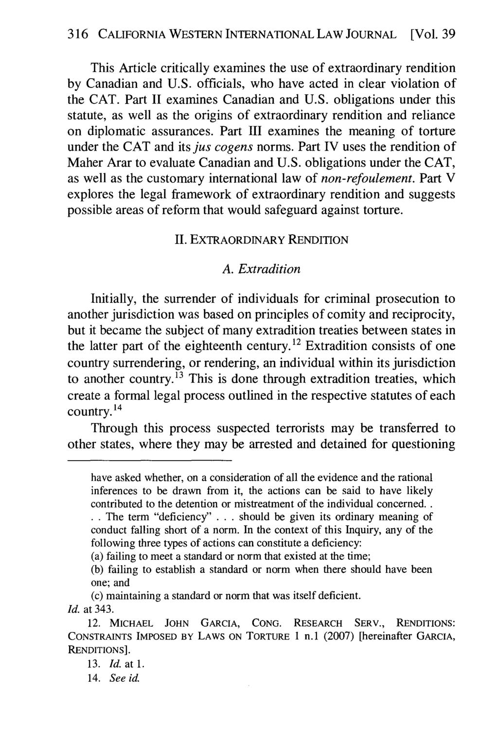 California Western International Law Journal, Vol. 39 [2008], No. 2, Art. 4 316 CALIFORNIA WESTERN INTERNATIONAL LAW JOURNAL [Vol.