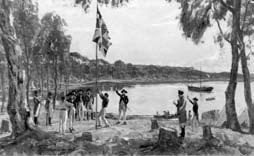 AUSTRALIAN ELECTORAL COMMISSION NEW PEOPLE AND NEW LAWS COME TO AUSTRALIA On 7 February 1788, two weeks after the First Fleet arrived in Sydney, Captain Arthur Phillip claimed the eastern part of the