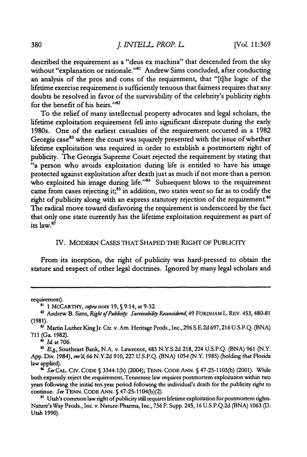 Journal of Intellectual Property Law, Vol. 11, Iss. 2 [2004], Art. 6 J. INTELL PROP. L [Vol.