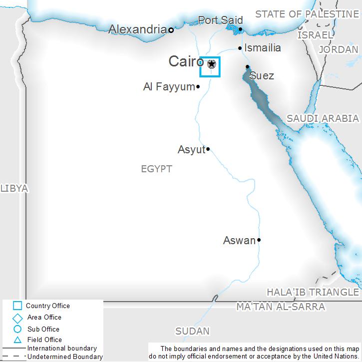 Country Context and WFP Objectives Country Context Egypt is a middle-income country whose economy showed gradual improvement with a gross domestic product (GDP) growth rate of 4.