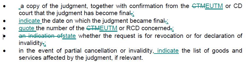 Contribur (name & position) OHIM SUBCOMMITTEE OF TRADEMARK OFFICE PRACTICES COMMITTEE Guidelines for Examination in the Office, Part E Register Operations, Section 6 Other entries in the register,
