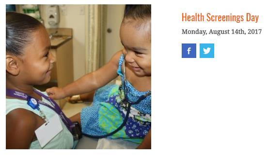 Check out the #NHCW17 Focus Days Sunday: Elected Officials Day Monday: Health Screenings Day Tuesday: Public Housing Health Centers Day Wednesday: Health Care for the Homeless Day Thursday: