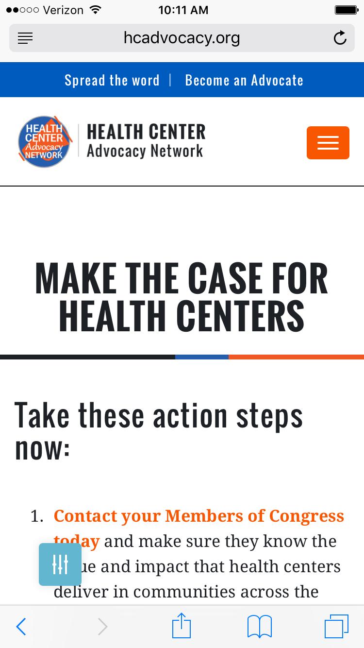 Resources for advocates New website mobile friendly with all the resources you need Easy to recruit advocates via email and social media with the click of a button View recordings of previous