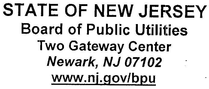 TELEVISION S'j'STEM IN AND FOR THE TOWNSHIP OF WEST AMWELL, COUNTY OF HUNTERDON, STATE OF NEV\f JERSEY RENEWAL CERTIFICATE OF APPROVAL ) ) ) DOCKET NO.