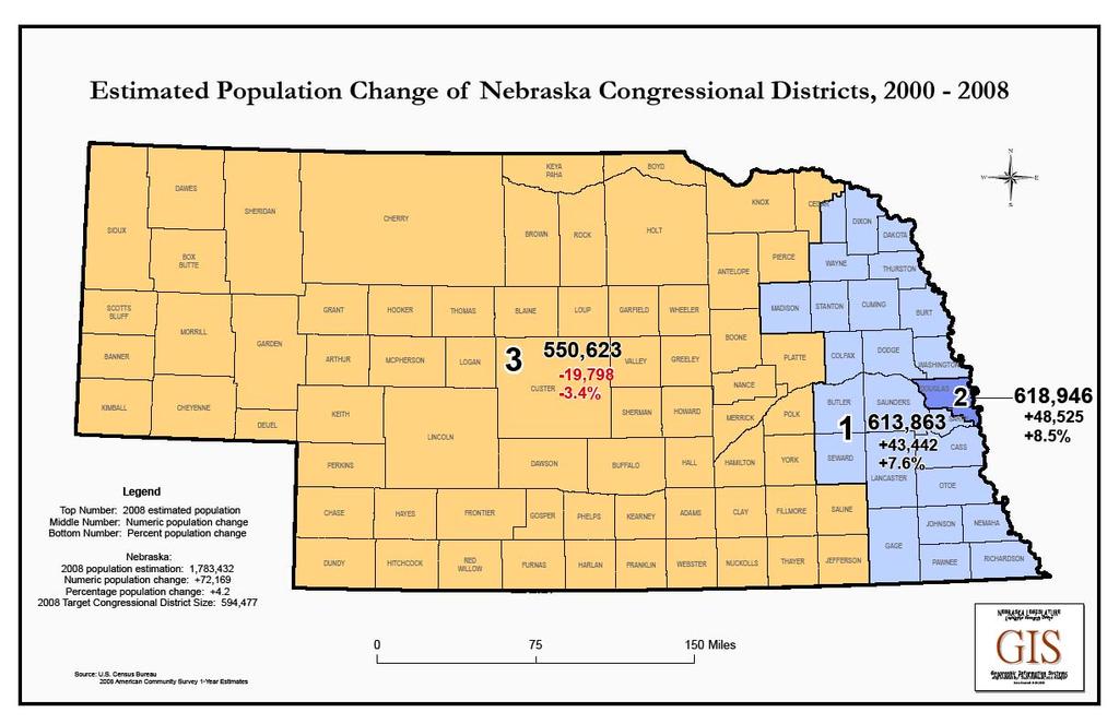 Congressional Districts 598,873 target district