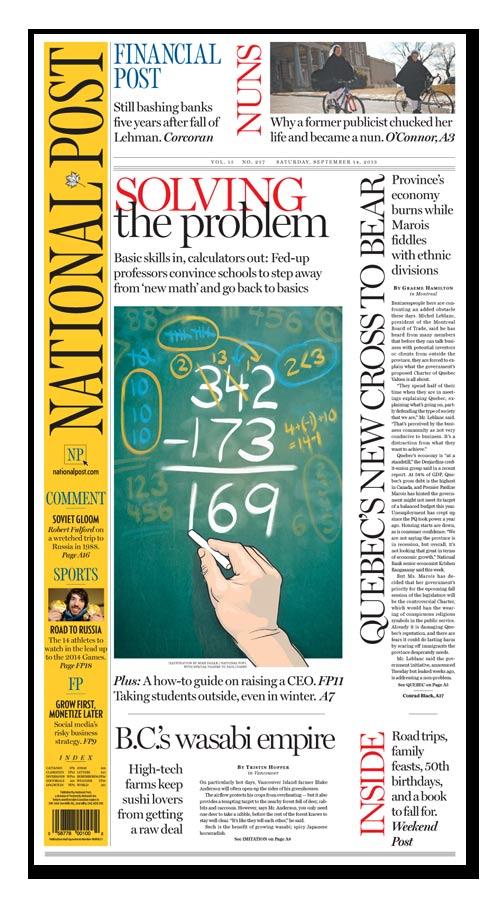 Built on the history and reputation of the Financial Post, the newspaper is the brand s flagship print product. With national and Toronto editions published Monday to Saturday.