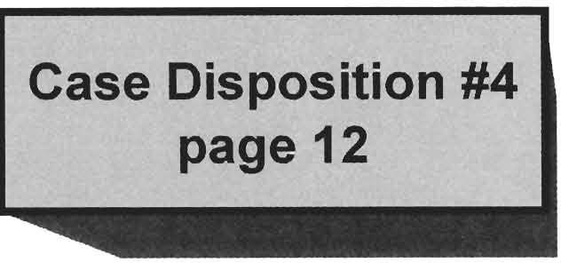 Case Disposition #4 page 12 Defendant pays fine at time