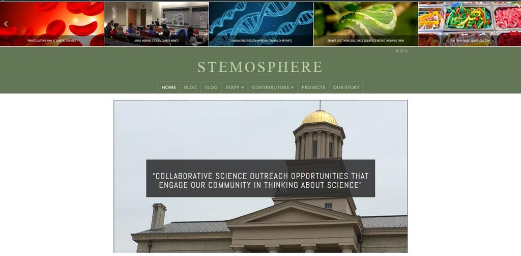 Stemosphere was brought to life before I entered the Latham Science Engagement Initiative, a class where students create, direct, and implement their own science outreach projects.