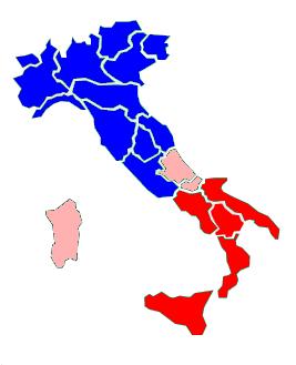 The regions of southern Italy Emblem Identification of southern Regions Region Capital Abruzzo L'Aquila Molise Campobasso Campania Napoli Puglia Bari Basilicata