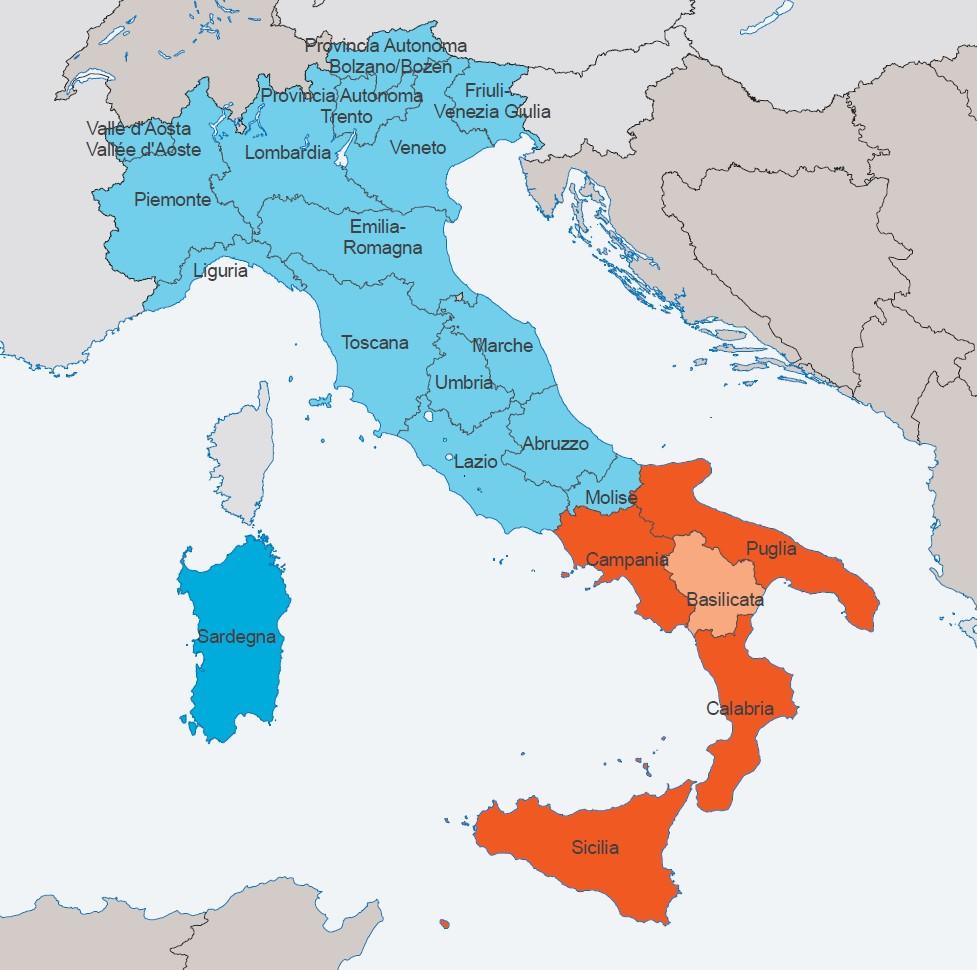 The regions of southern Italy The European Cohesion Policy Objectives 2007-2013 The Structural Funds are the financial instruments of European Union (EU) regional policy, which is intended to narrow