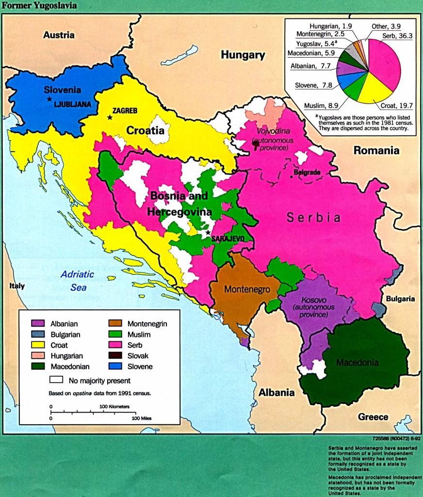 CASE IN POINT: BOSNIA, 1992-1995 Wars for independence from Yug Serbian-controlled army attempted to create "Greater Serbia" Ethnic and religious