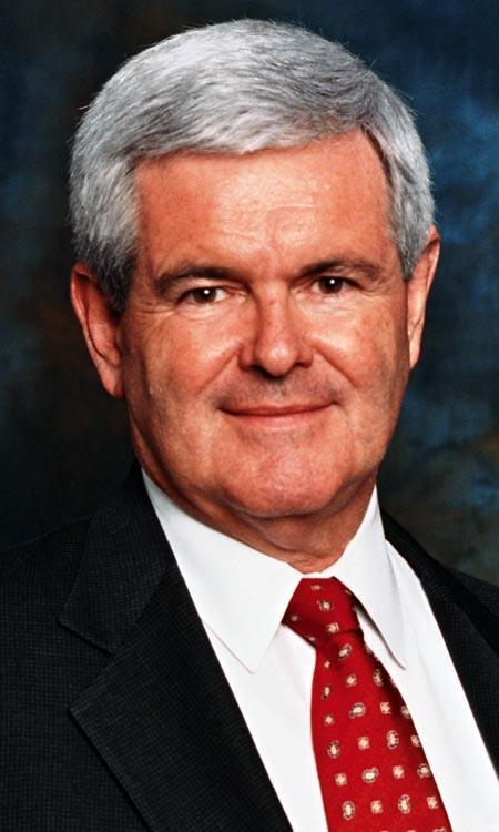 House Speaker Newt Gingrich (R) Led to government