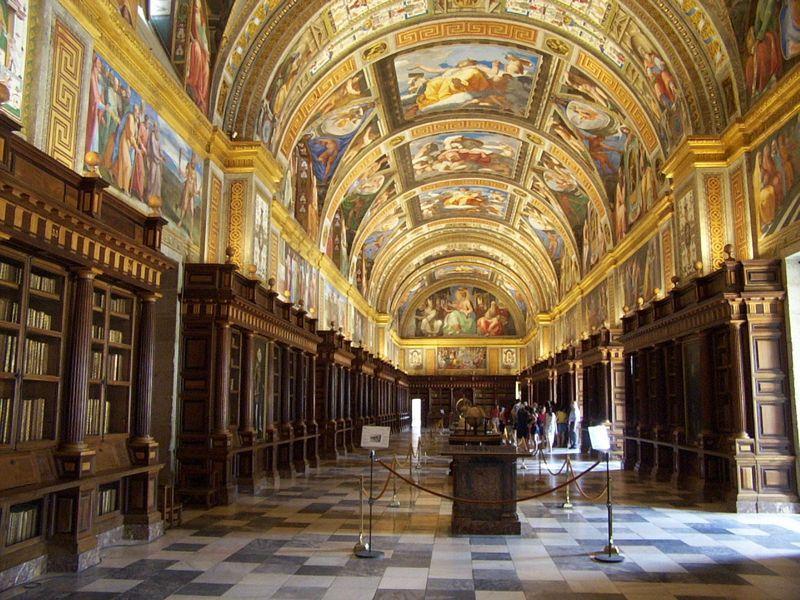 El Escorial Library at El Escorial Philip II wanted to build one of the finest