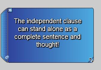 What is an independent clause?