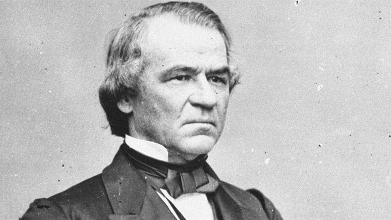 President Andrew Johnson Lincoln is assassinated Southern Senator from Tennessee, Democrat Andrew Johnson becomes president Recognizes the 10% Lincoln governments Disfranchisement (loss of vote) All