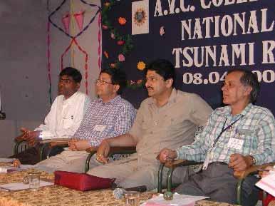 Lalit Chaudhari, Vice President, ISDR; Dr. Bhattarcharji, NIT-Kurukshetra; Dr.
