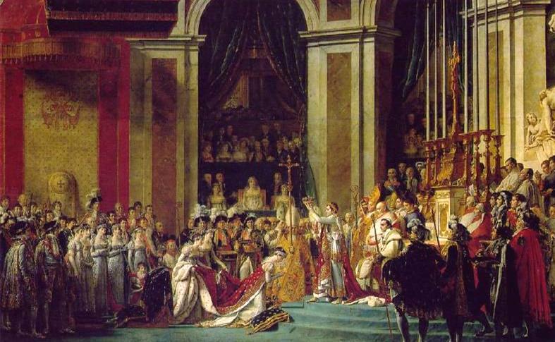 December 2, 1804 Napoleon crowned himself emperor & is