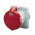 4Pin 415V 6H 16A Red 105 32A Red 1425ZA 5Pin 415V 6H 16A Red 111 32A Red 2 PANEL MOUNTED SOCKET OUTLETS STRAIGHT 16A