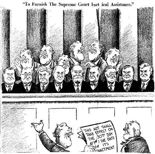 The Supreme Court Court Packing 1937 FDR wanted to add up to 6 judges, one for every