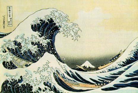 The tsunami (Hokusai s