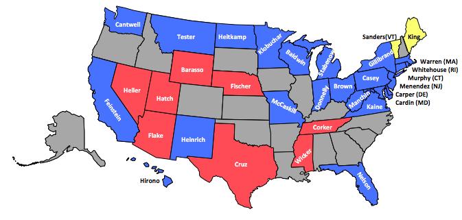 2018 Senate Races For 2018 Midterm Elections, 25 Democrats