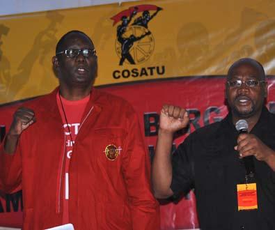 Editorial note The COSATU Collective Bargaining, Organising and C a m p a i g n s Challenges is charged with the weighty responsibility of charting a clear course for the organised working class -