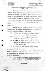 The process of introducing a referendum While our main concern is a study of the legislation as passed and put to a referendum in 1967, that legislation had to be authorised by a process of Cabinet.