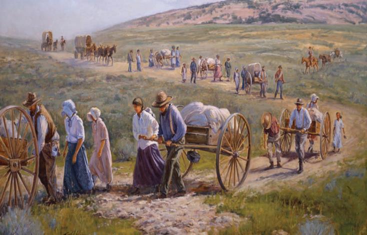 Westward Migration: Poor people could not afford the expensive trip and those who wished to migrate usually had to join more established families or groups as laborers.