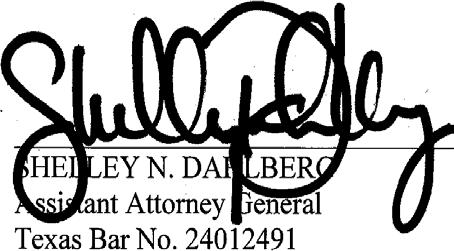 Associate Deputy Attorney General For Civil Litigation Post Office Box 12548, Capitol Station Austin, Texas 78711-2548 (512) 463-2120 (Telephone)