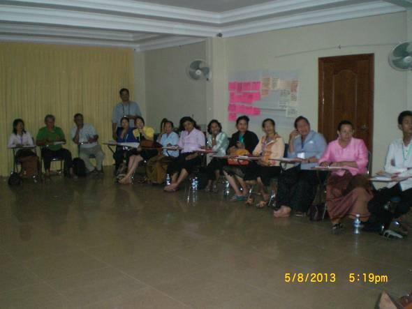 consultation workshop was done on the 16 August, 2013 in Phnom Penh with the 33