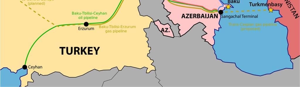 Sufsa ; Baku Tbilisi Ceyhan Natural Gas Route:
