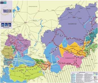 Development of Transport Corridors Transport Corridor Europe-Caucasus-Asia - TRACECA The program aims at: Developing regional cooperation; Strengthening the connection between the Transport Corridor