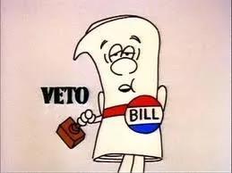 Veto Power: o A Line-Item Veto is the authority of a chief executive to delete part of a bill passed by the legislature. o That involves taxing or spending and not just the bill in its entirety.