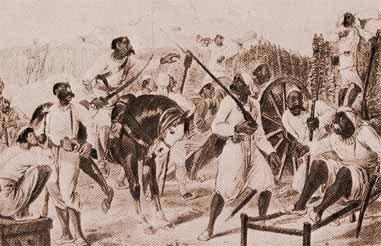 Sepoy Rebellion, 1857-58 Sepoys: Indian riflemen in British army units Enfield cartridges greased with fat (cow & pig) offensive