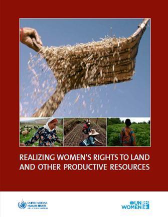 human rights-based approach to women s rights to land and other  It sets out recommendations in a range of areas accompanied by explanatory commentaries and good practice examples and