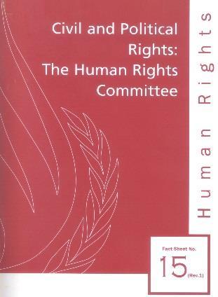 which is responsible for oversight of the implementation of the civil and political rights set out in the