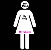 Thirdly, I would like to analyze some of the visual images for pro-choice and pro-life.