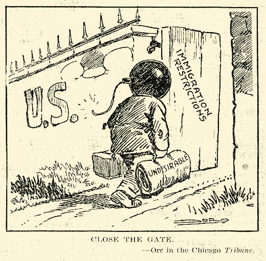 Anti-immigration cartoons reprinted