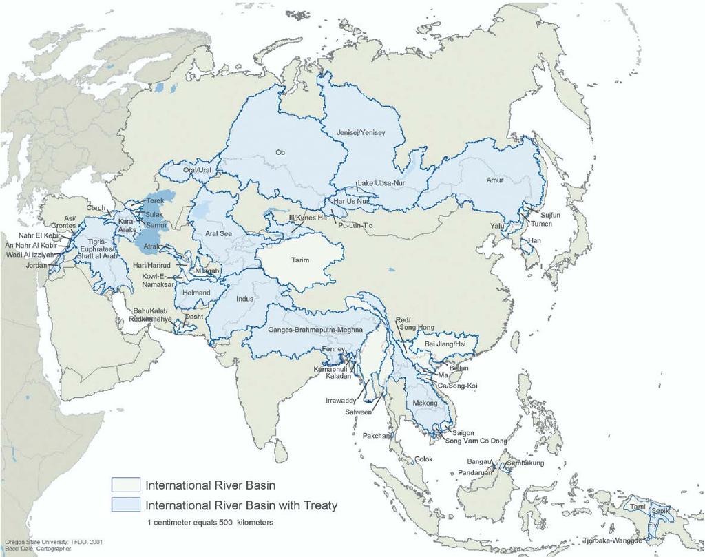 International Waters across Asia Himalayan Water Towers