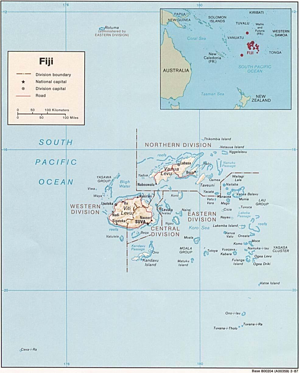 Appendix B: Map of Fiji The image below [27] shows the archipelago of