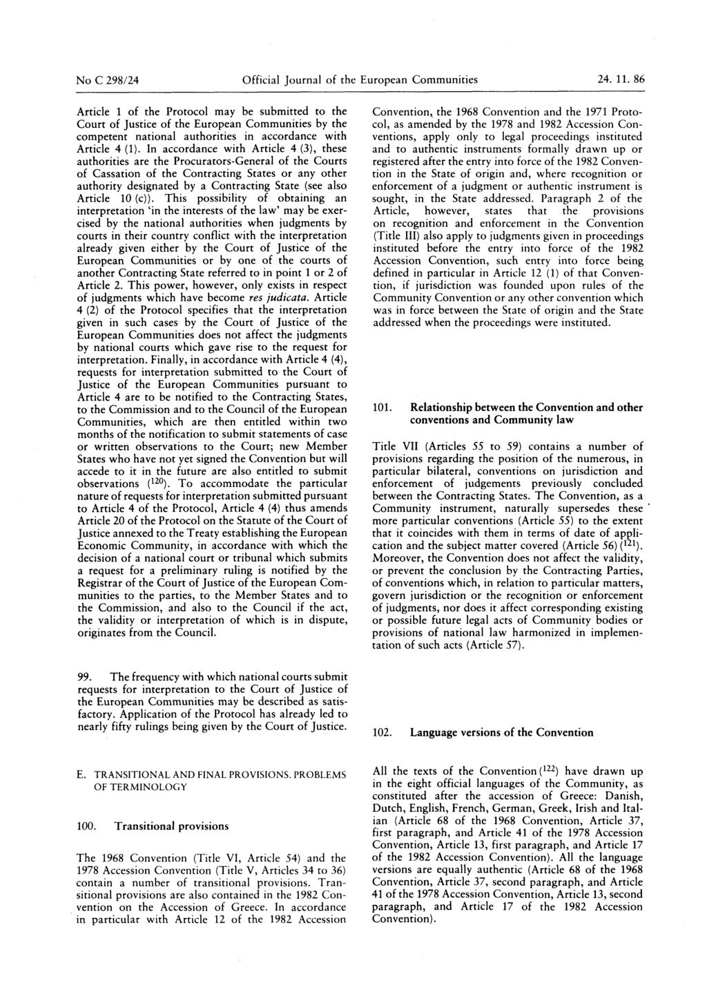 No C 298/24 Official Journal of the European Communities 24. 11.