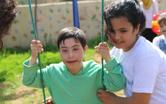 29 2018 syria regional crisis emergency appeal Mohammad Abou Hassan, a 9-year-old Palestinian refugee from Syria, suffers from Down Syndrome, but he does not let his disability undermine him, Lebanon.