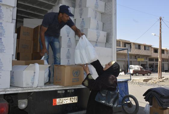 united nations relief and works agency for palestine refugees in the near east 44 regional response Shahba, Rif Damascus, Syria.