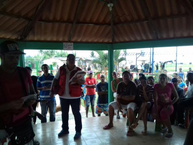 P a g e 3 - Creation and maintenance of migrant registry in the collective centres, which was thoroughly checked during meal times The RCSP branch in Barú provided lunch and dinner in the collective