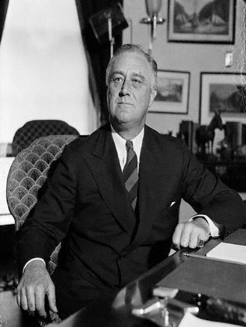 Franklin Delano Roosevelt, a Democrat, defeated Herbert Hoover for the Presidency in the Election of 1932.