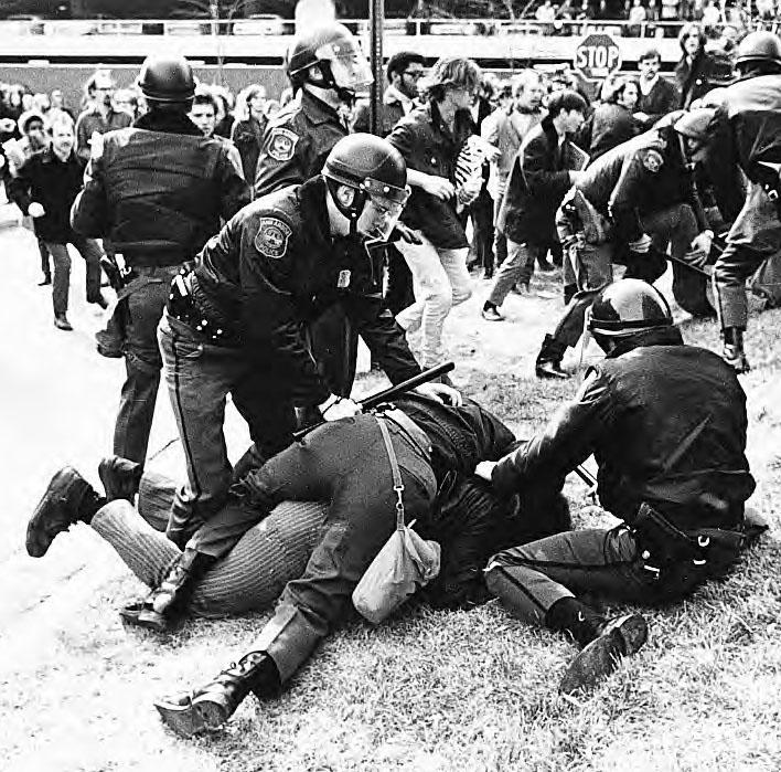 Nixon orders elimination of Viet Cong in Cambodia (April 1970) College protests turn violent Kent State, Jackson State Nixon orders troops out of Cambodia