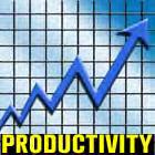 Productivity Productivity is the value of a particular product compared to the amount of labor needed to make it.